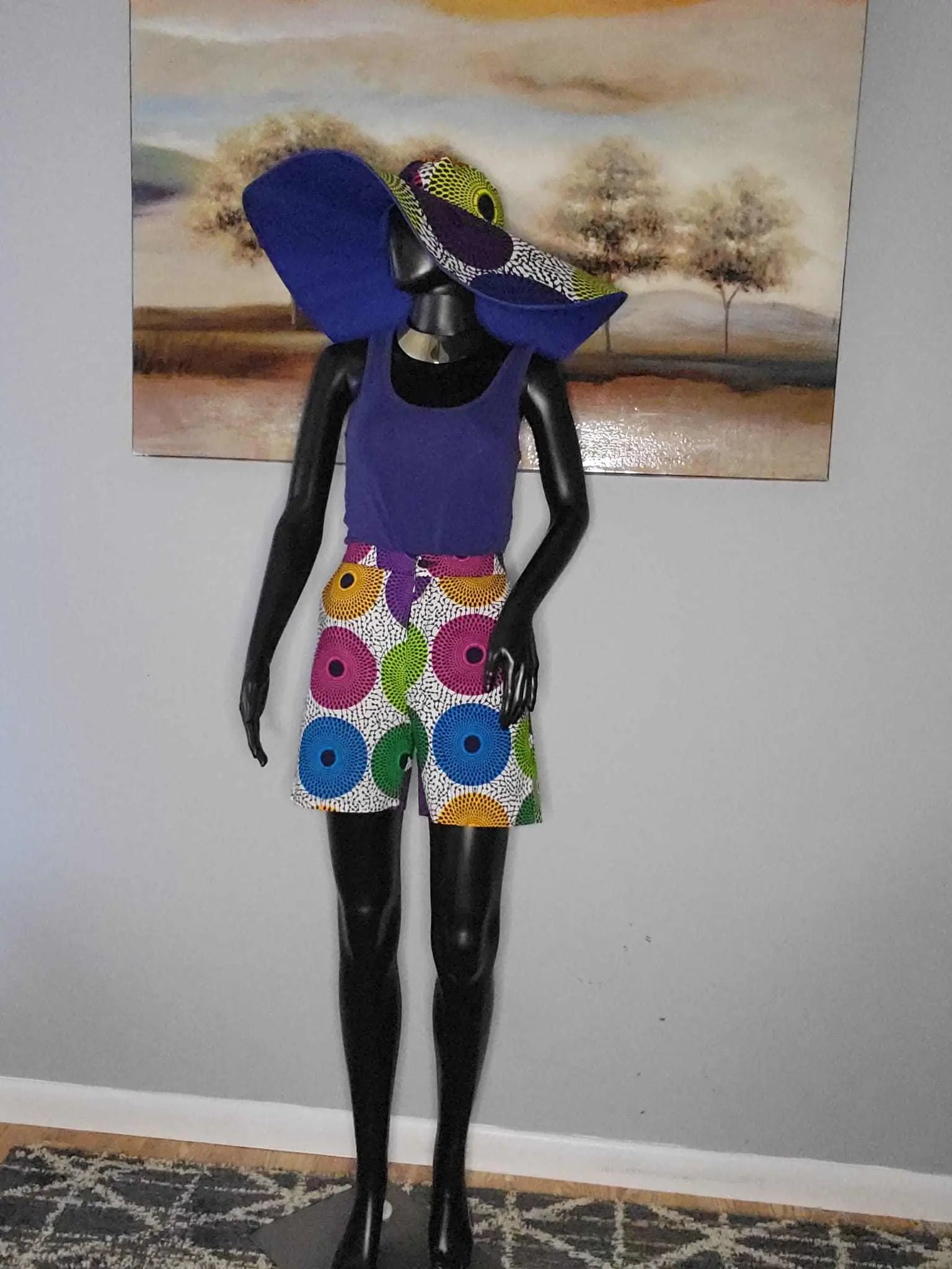 African print shorts | Stylish African fashion for women-Multicolor2