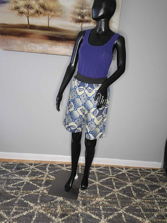 African print shorts | Stylish African fashion for women-Multicolor
