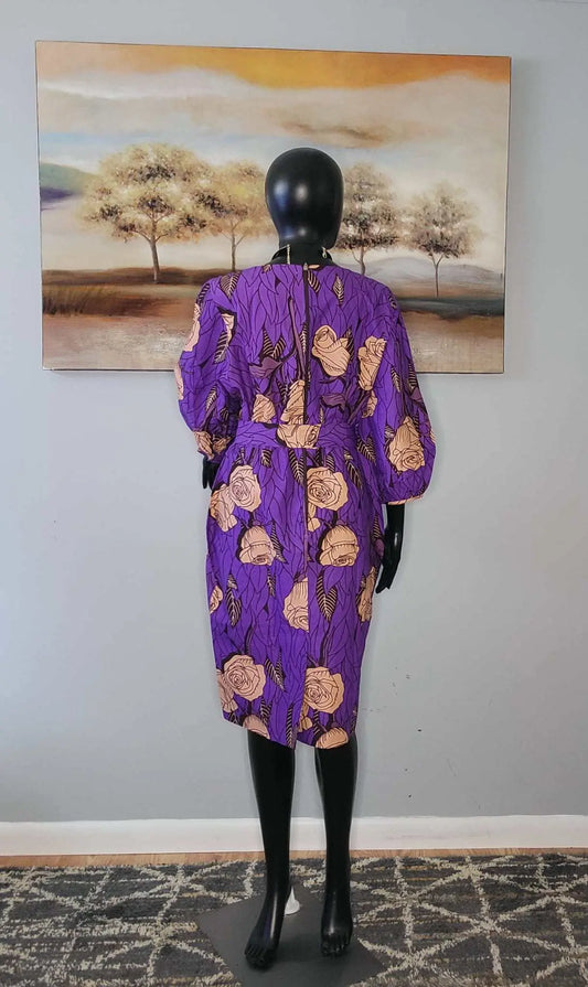 African Dresses for Ladies - Stylish Ankara Dresses purple7