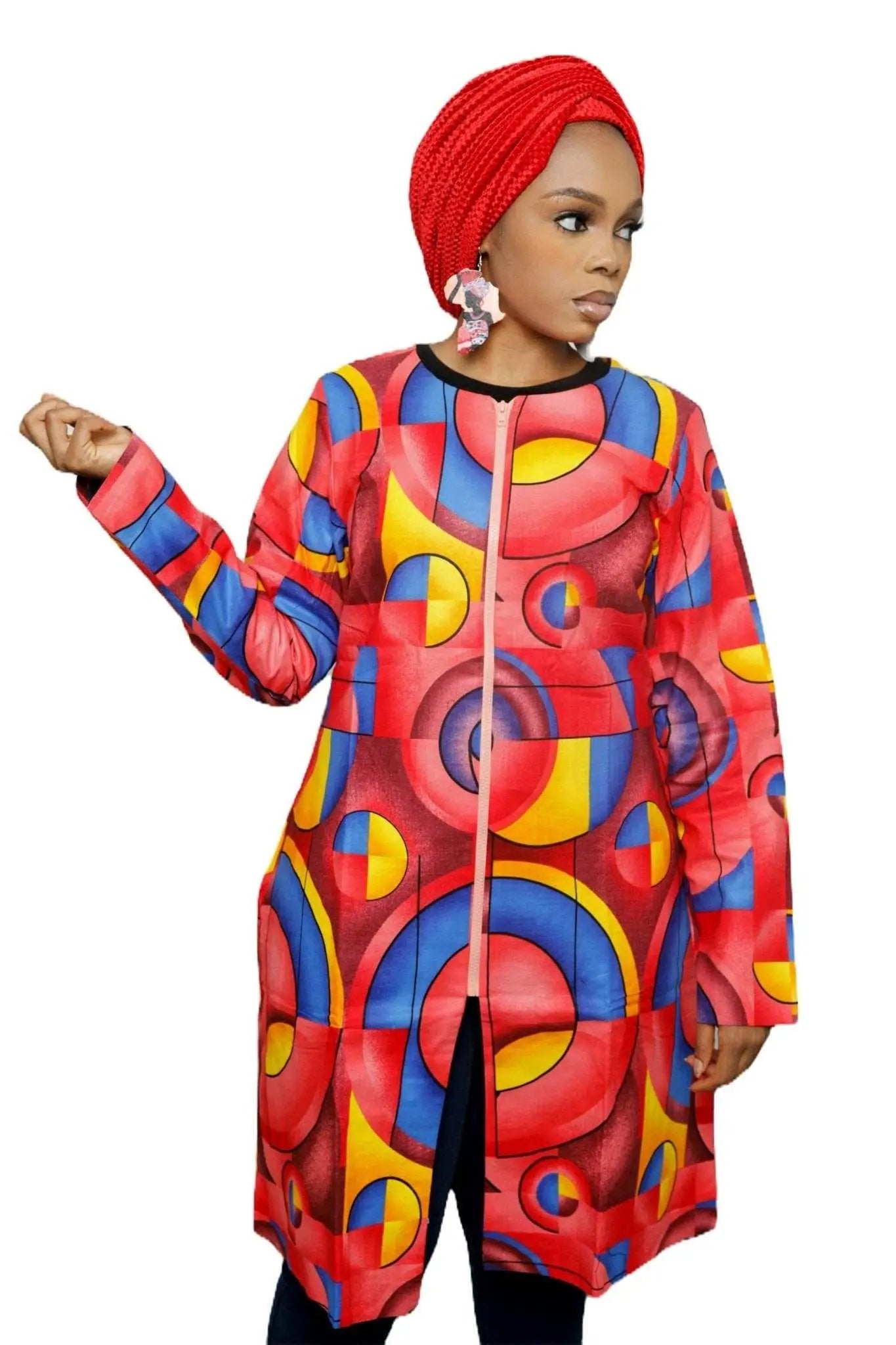African Dress Ladies | Stylish Ankara Dress Jacket 4