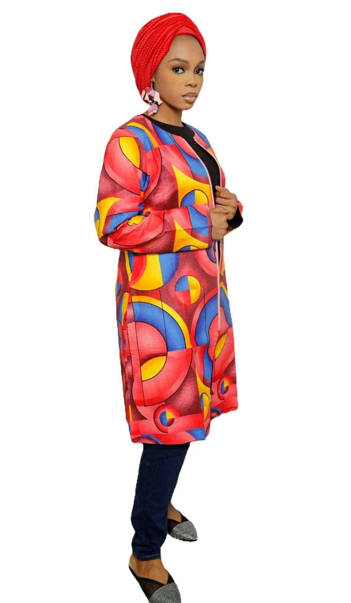 African Dress Ladies | Stylish Ankara Dress Jacket 4