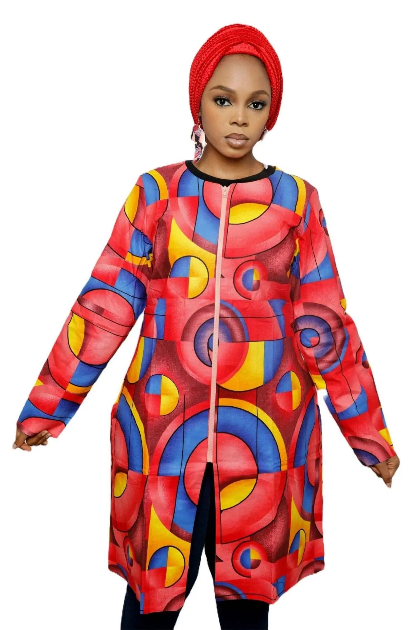 African Dress Ladies | Stylish Ankara Dress Jacket 4