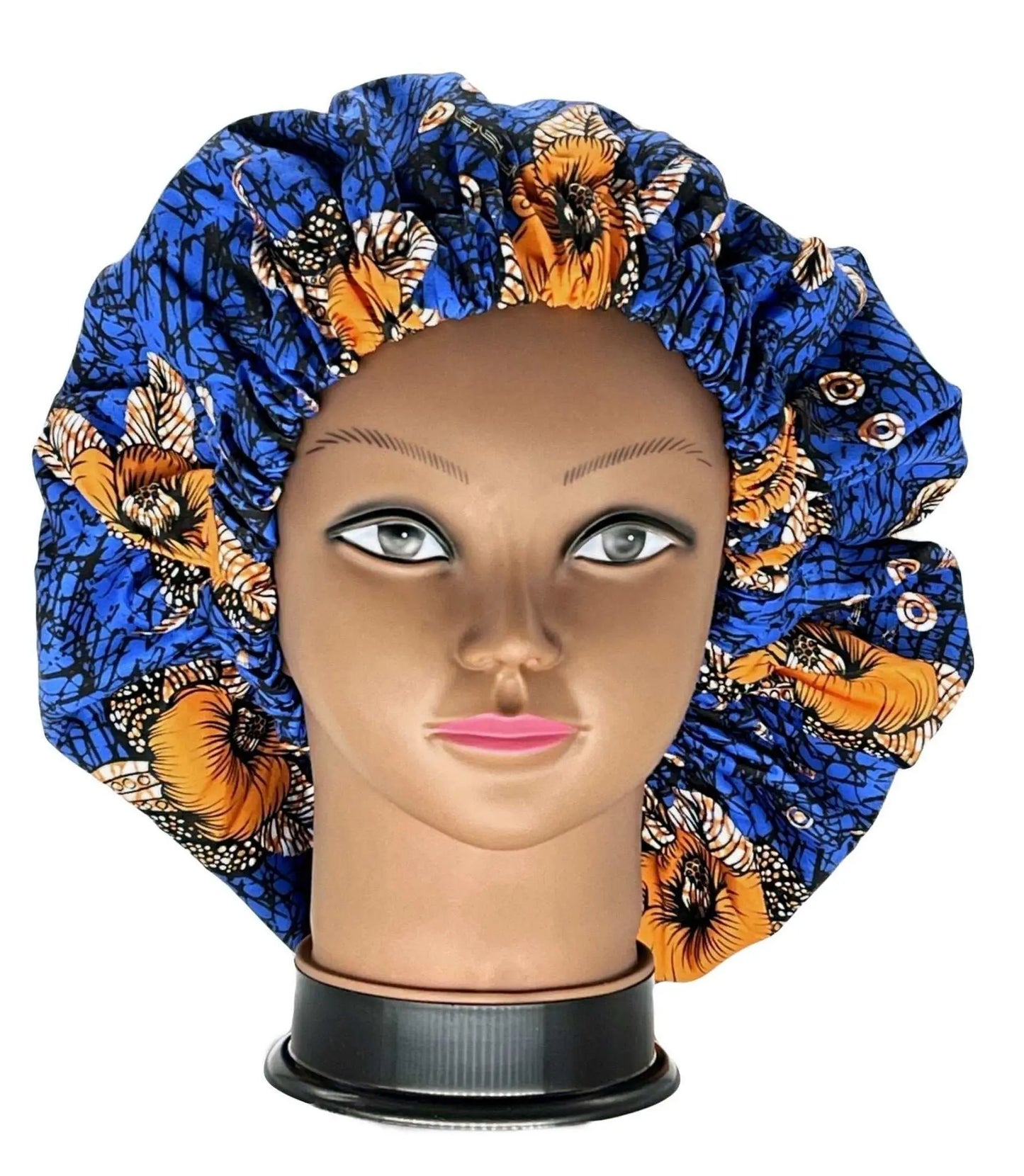 Ankara Print Satin Lined Hair Bonnet | Stylish Hair Care C1