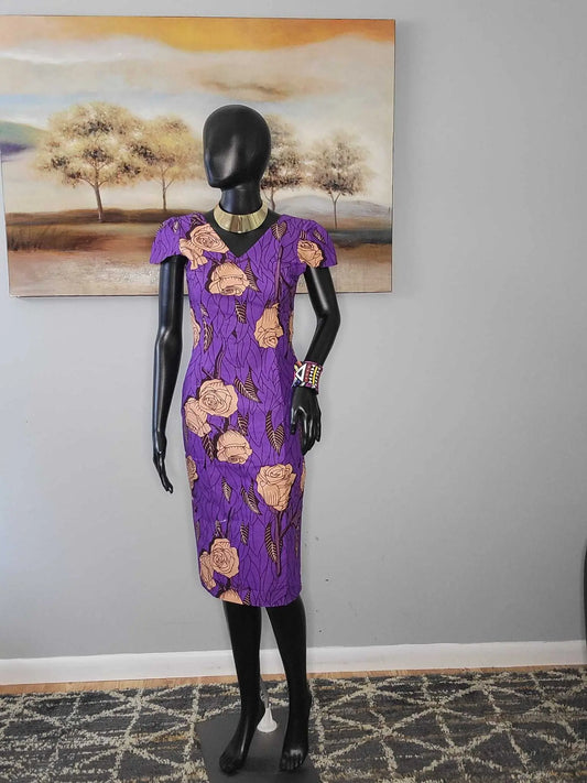 African Dresses for Ladies - Stylish Ankara Dresses purple8