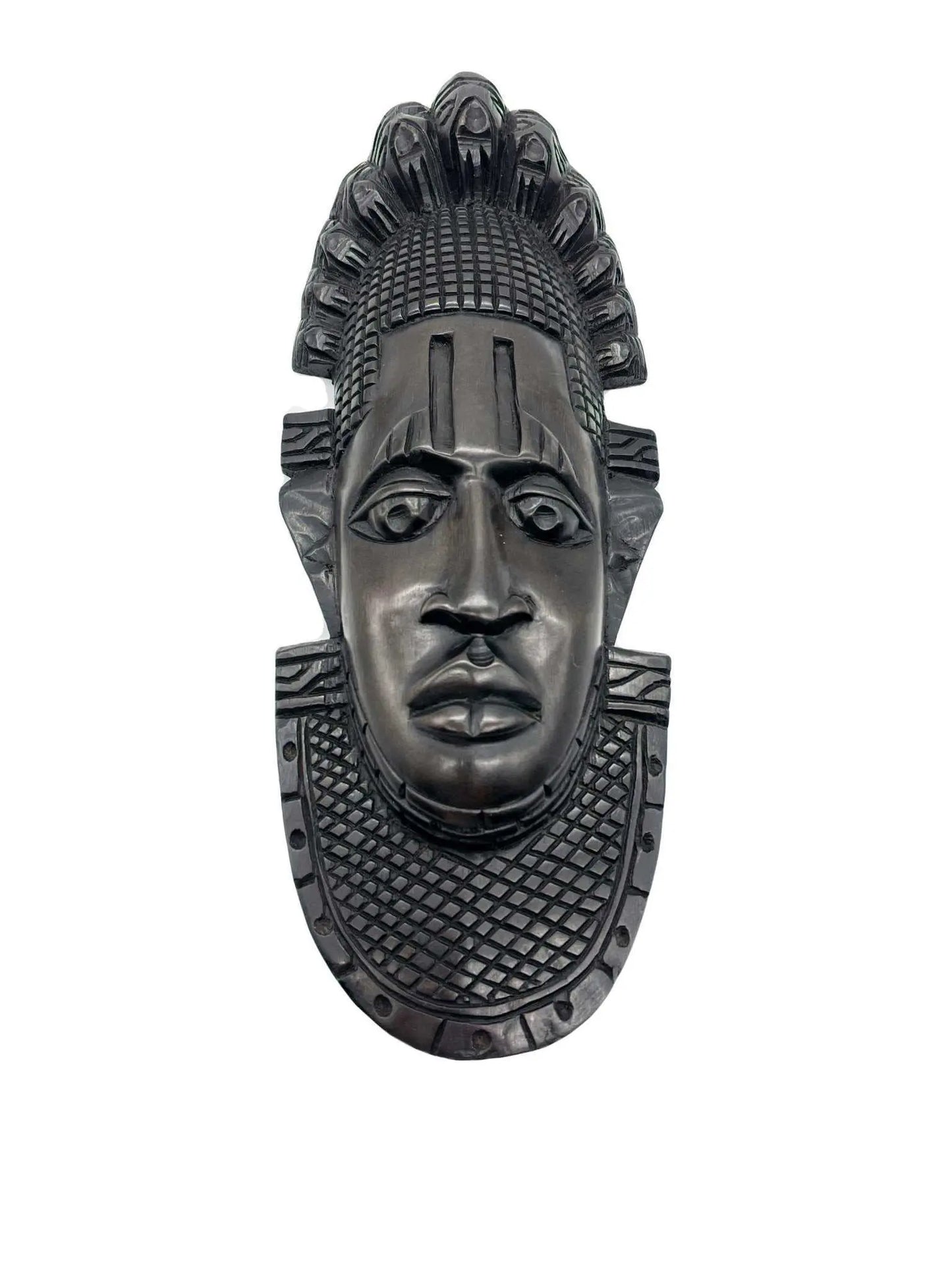 African Art Fizo Handcrafted Wooden African Festac Mask