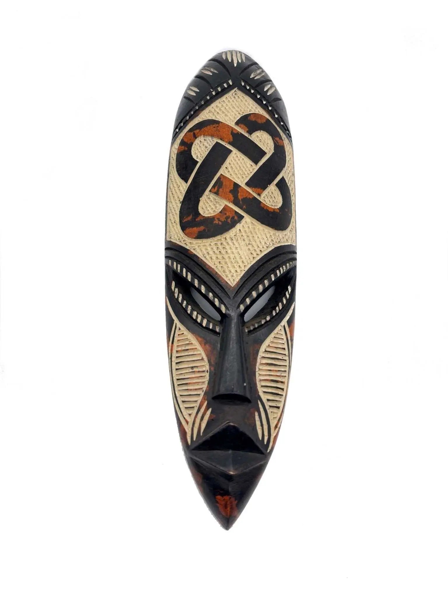 African Art Fizo Handcrafted Wooden African Mask