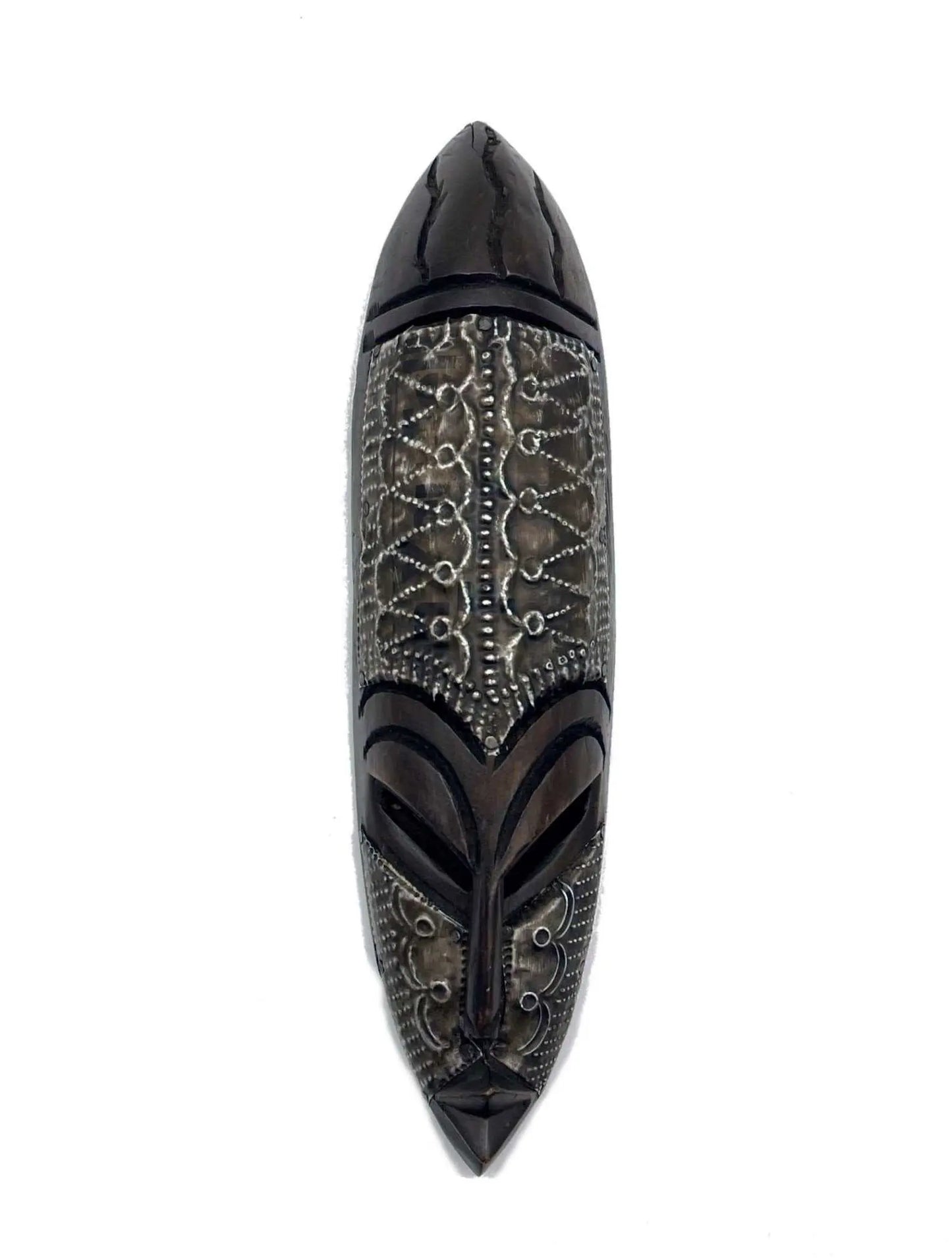 African Art Fizo Handcrafted Wooden African Mask Small