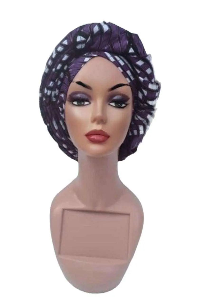 Hamra Chic Ankara Turban - Glam Origins