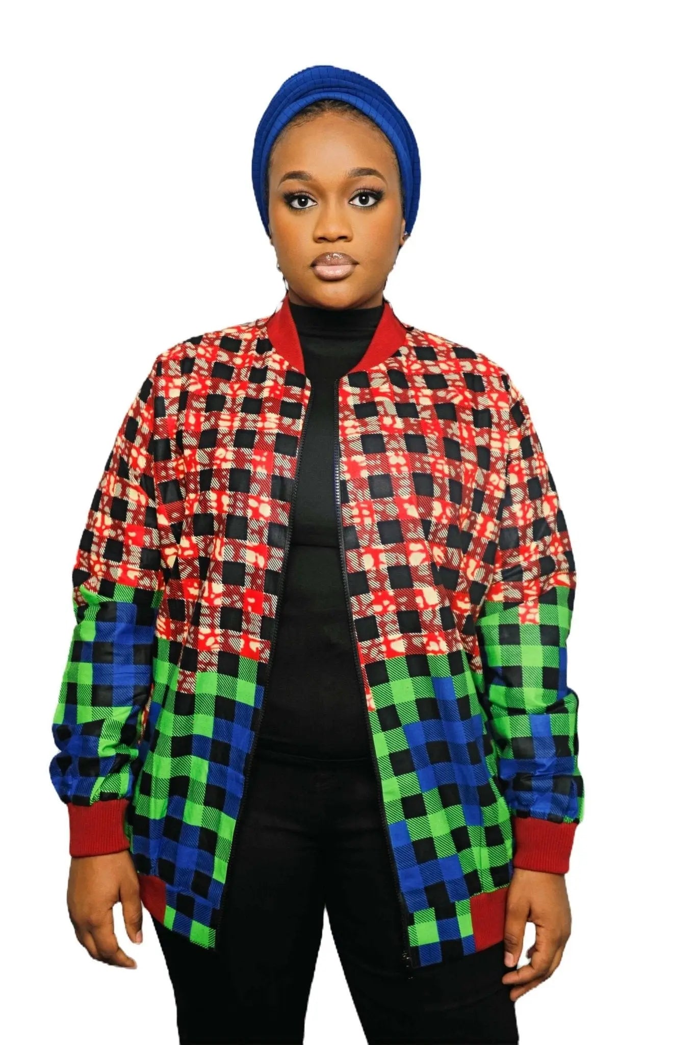 African Print Jacket | Stylish and Comfortable Ankara Light Jackets-3
