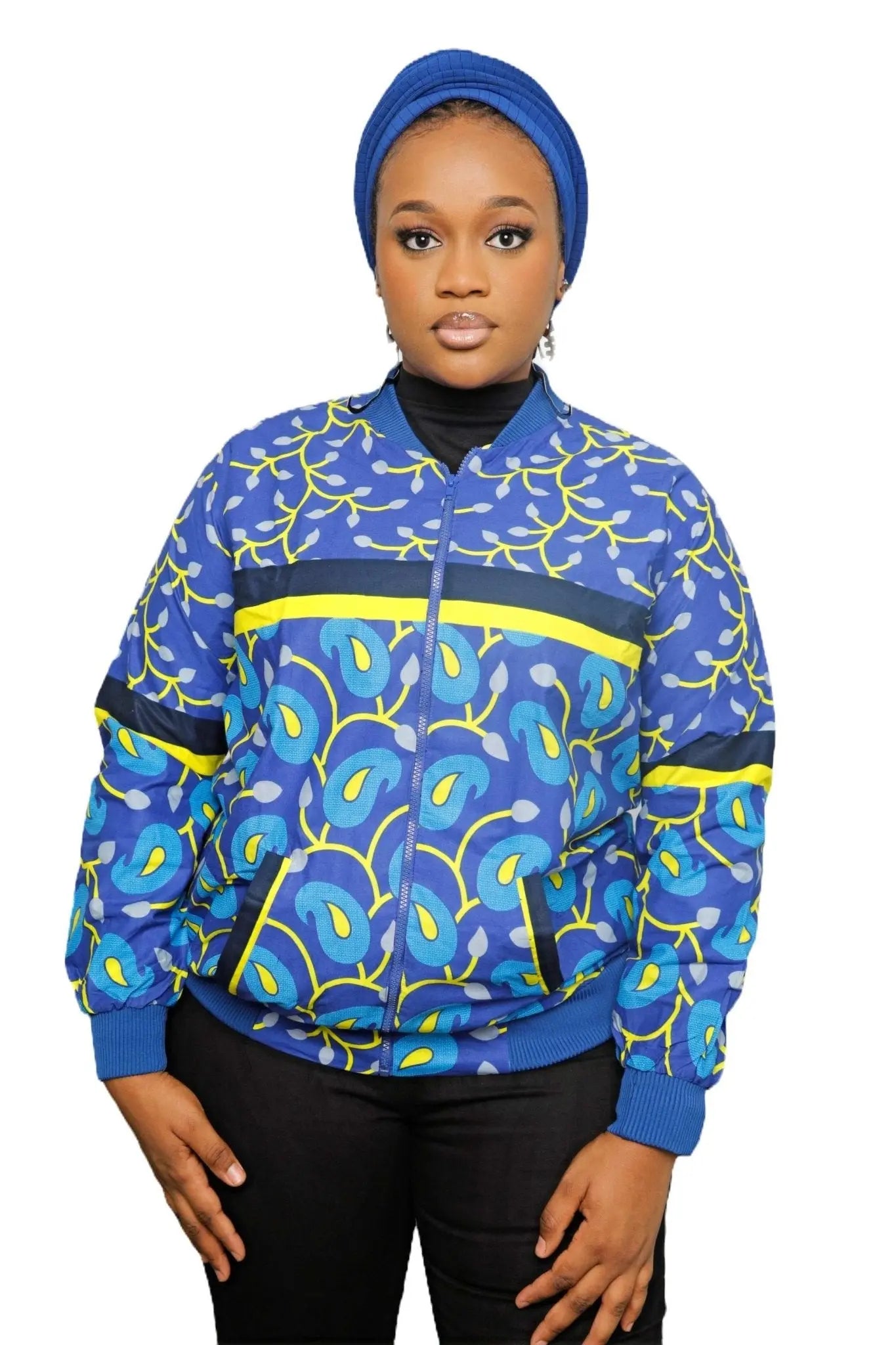 African Print Jacket | Stylish and Comfortable Ankara Light Jackets-4