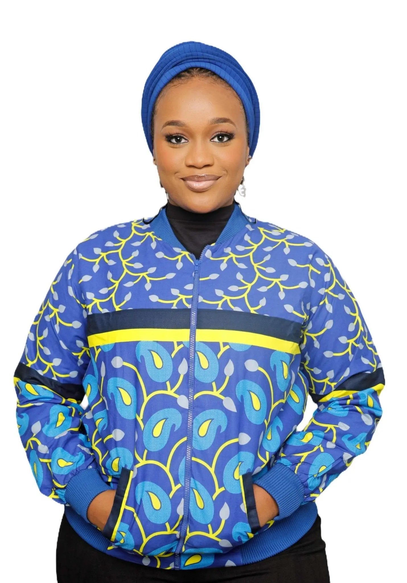 African Print Jacket | Stylish and Comfortable Ankara Light Jackets-4