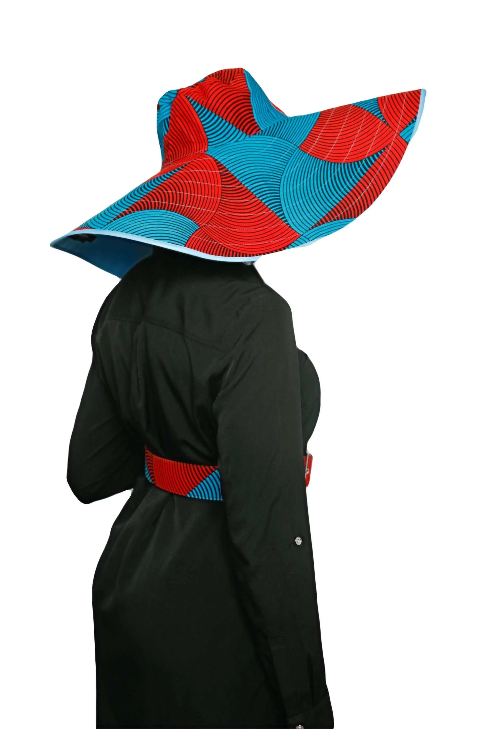 African Accessories Ummita Cotton Ankara Belt Multi- African Print