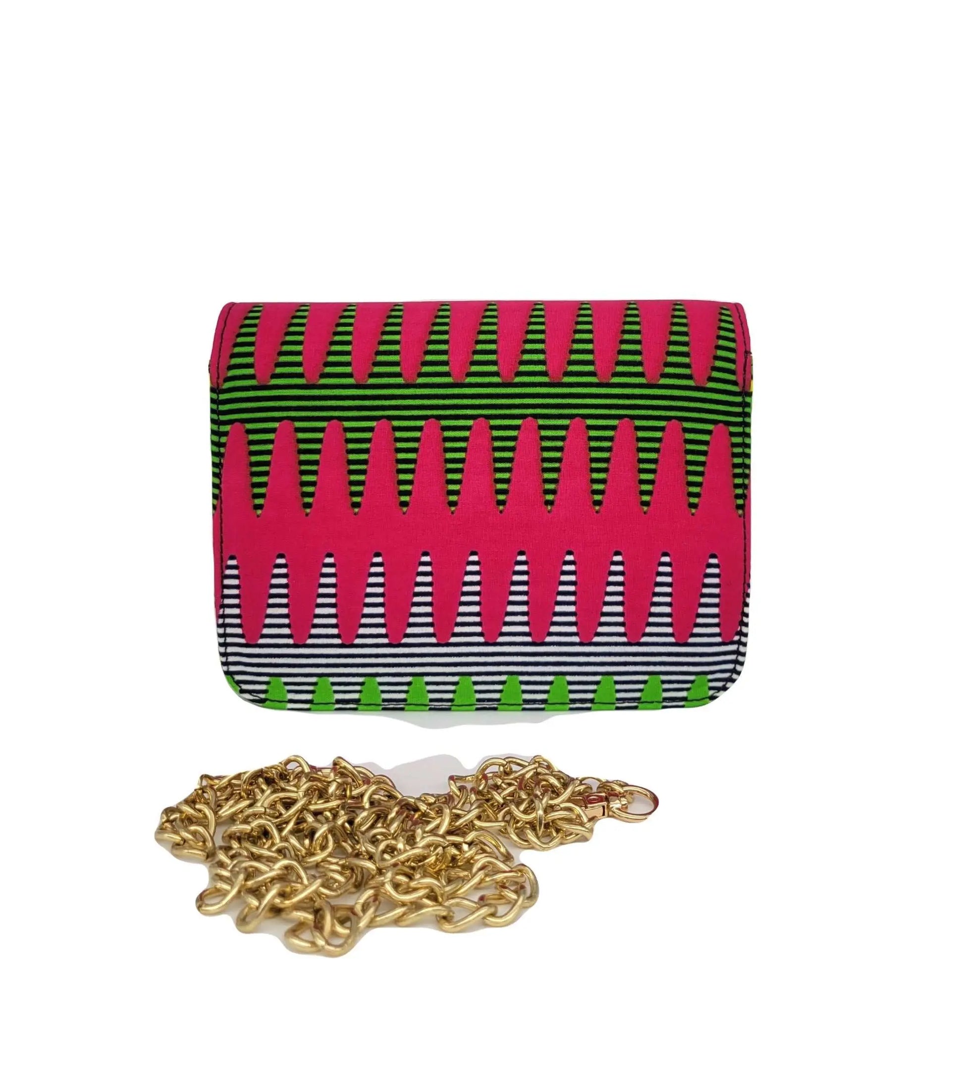 African Accessories Lili Ankara Mini Clutch bag-African Print