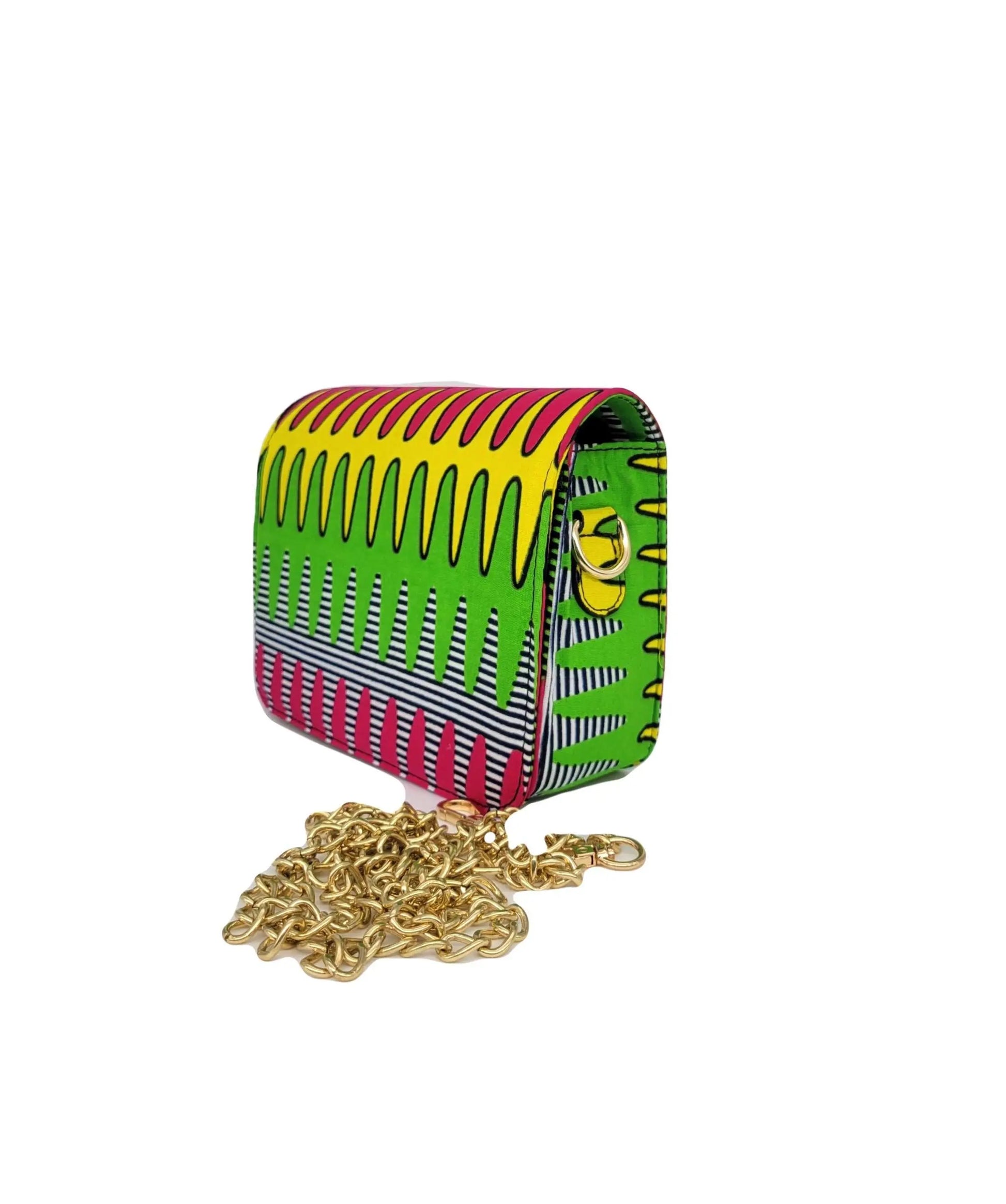 African Accessories Lili Ankara Mini Clutch bag-African Print