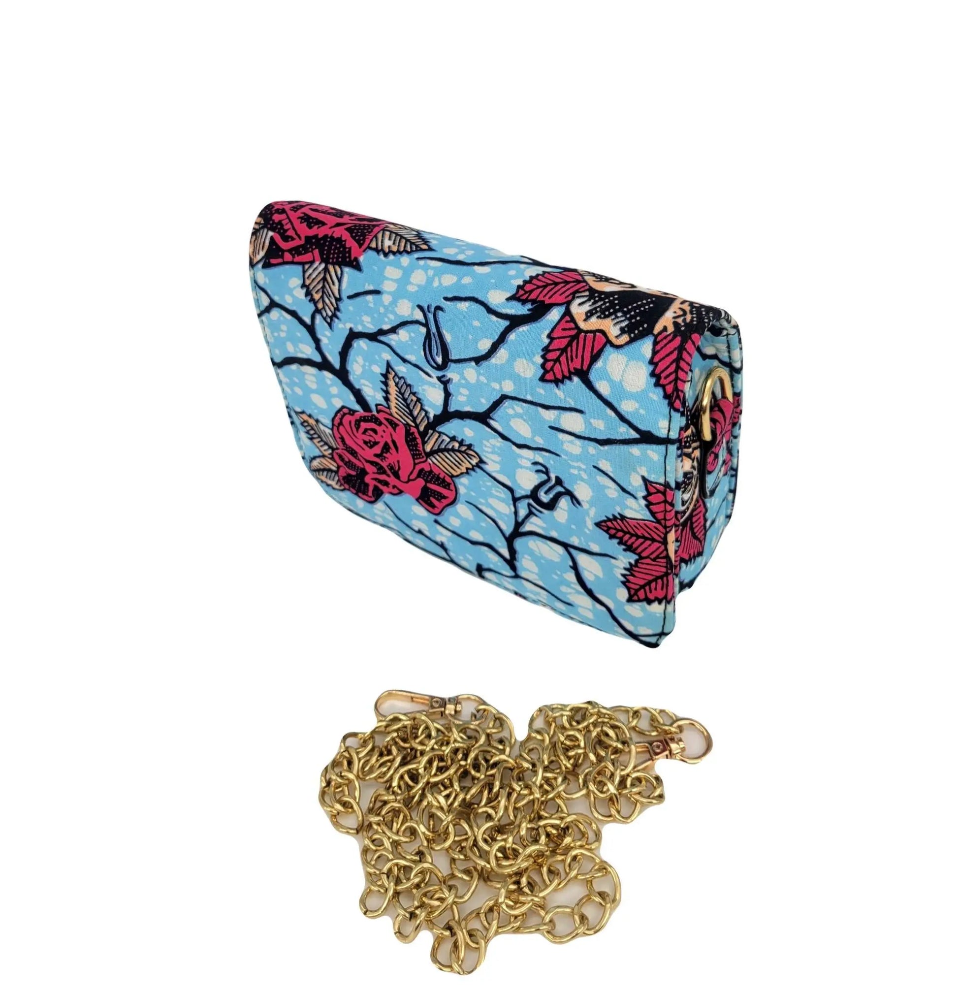 African Accessories Lili Ankara Mini Clutch bag-African Print