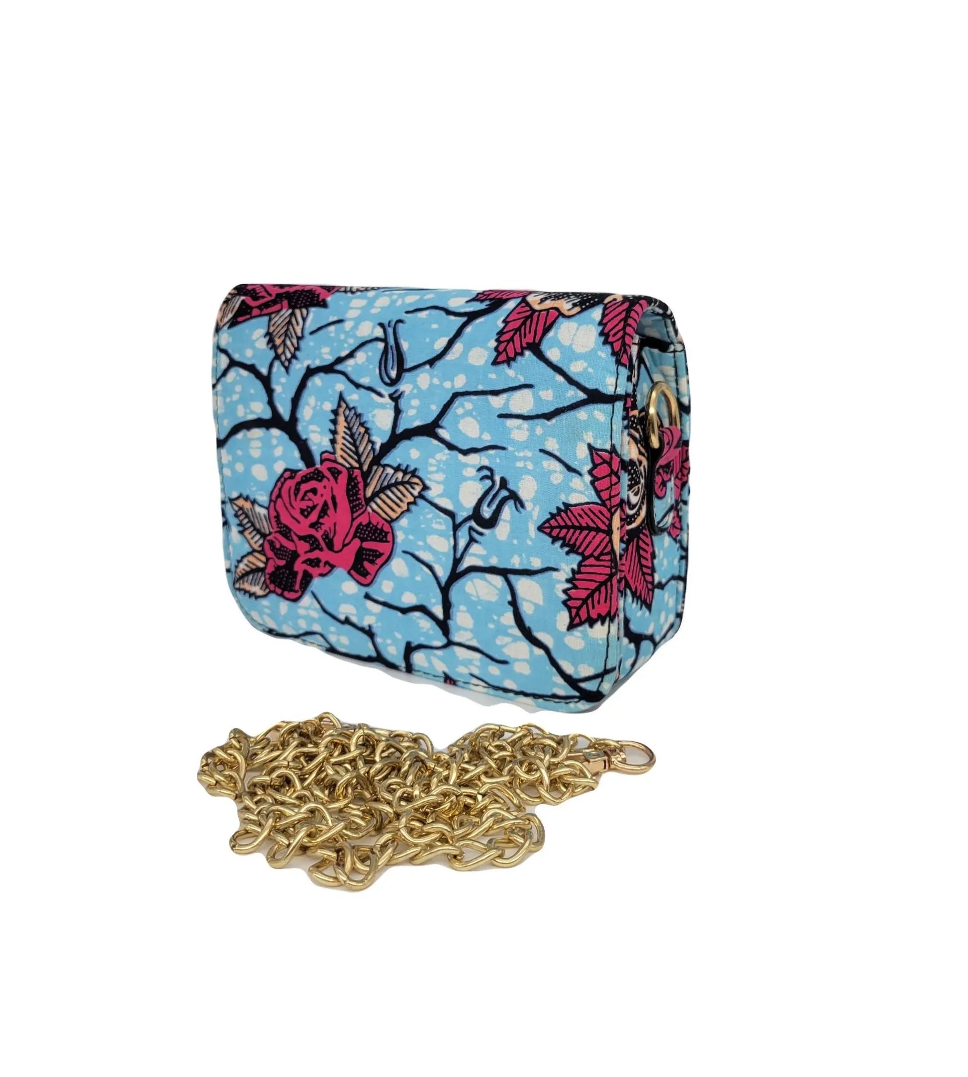 African Accessories Lili Ankara Mini Clutch bag-African Print