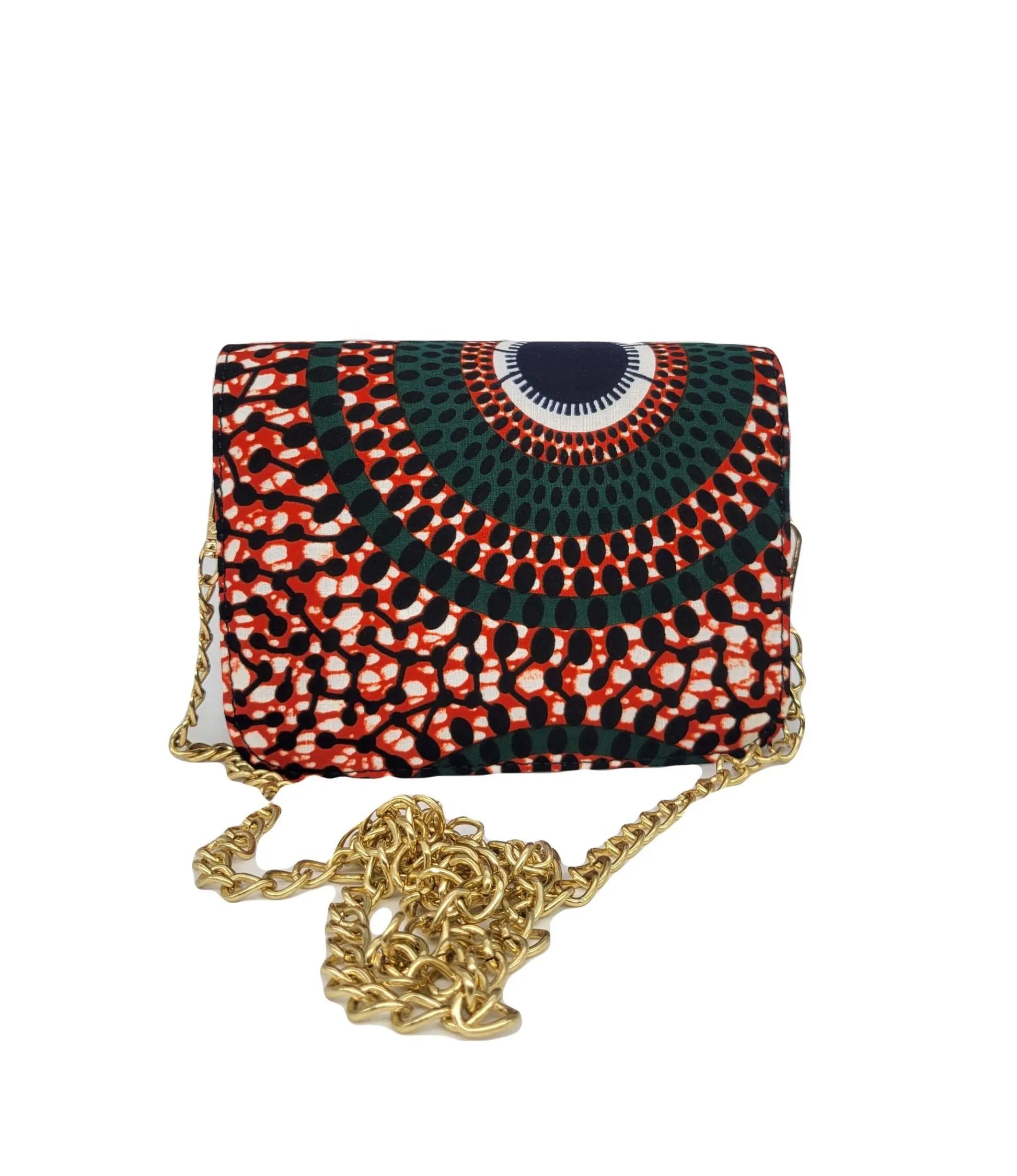 African Accessories Lili Ankara Mini Clutch bag-African Print