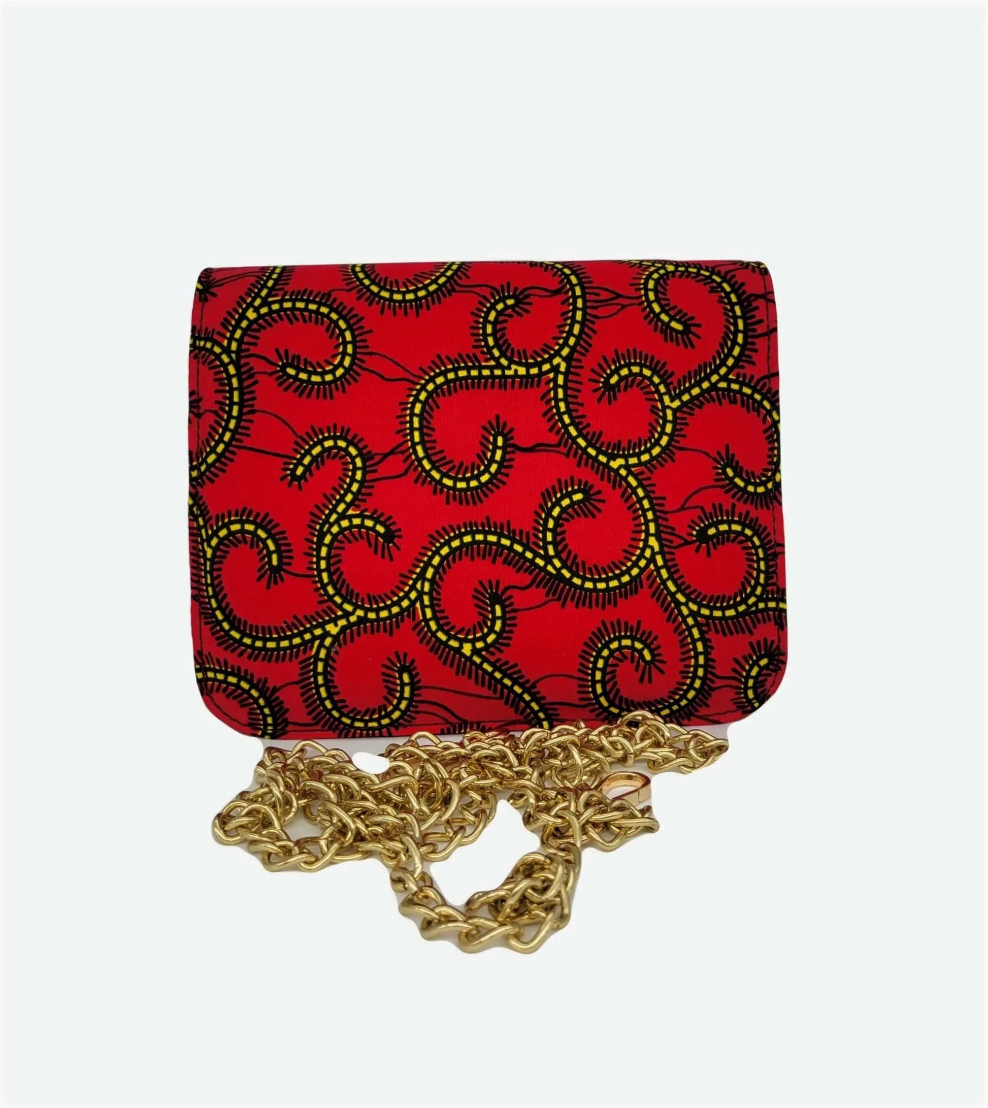 African Accessories Lili Ankara Mini Clutch bag-African Print