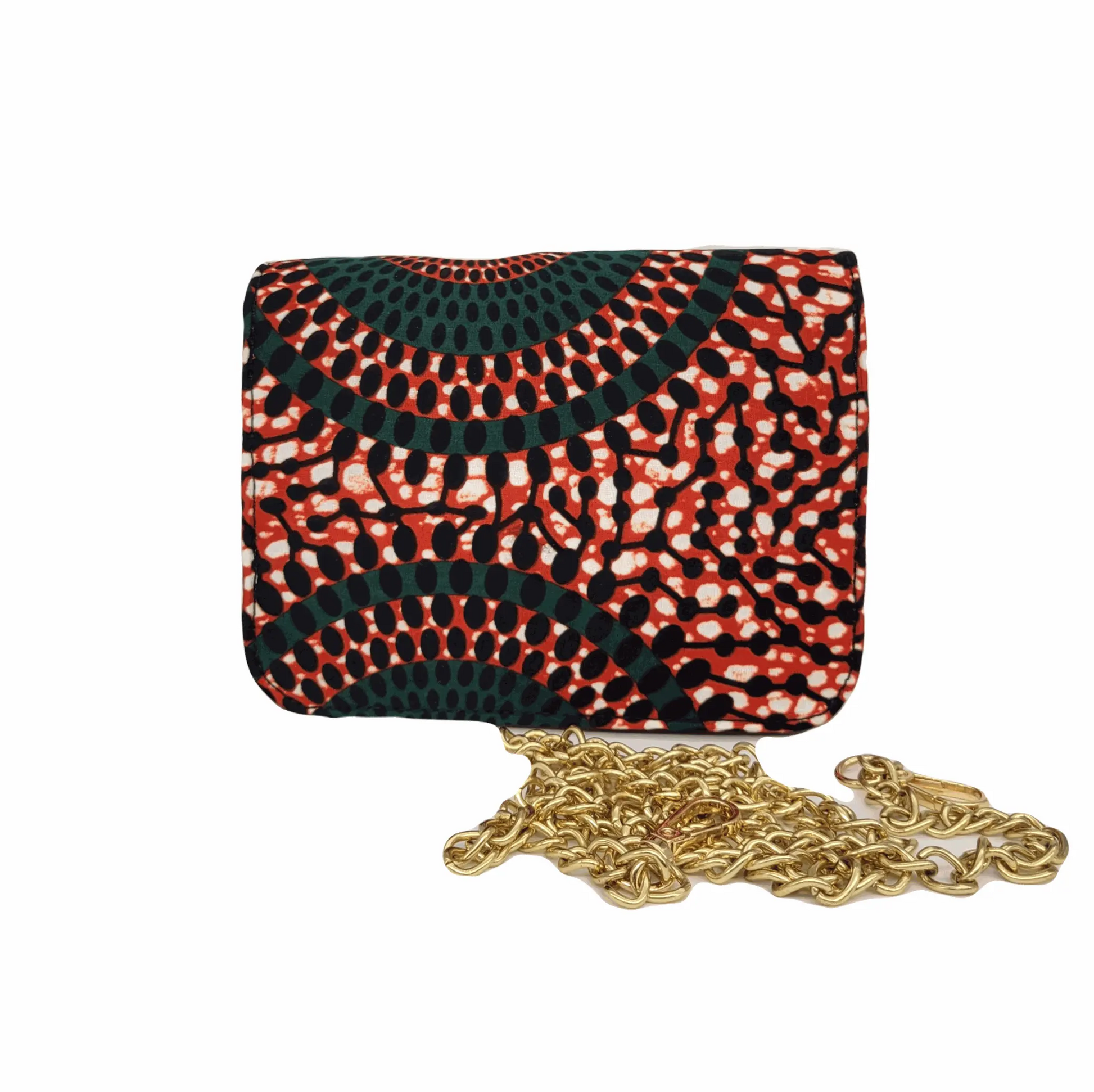 African Accessories Lili Ankara Mini Clutch bag-African Print