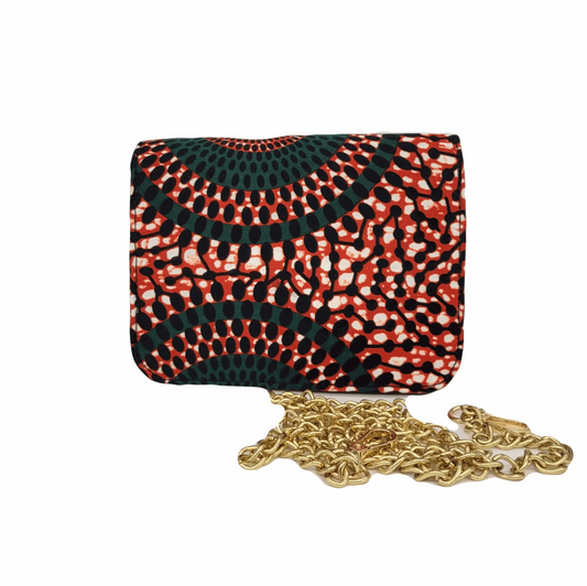 African Accessories Lili Ankara Mini Clutch bag-African Print