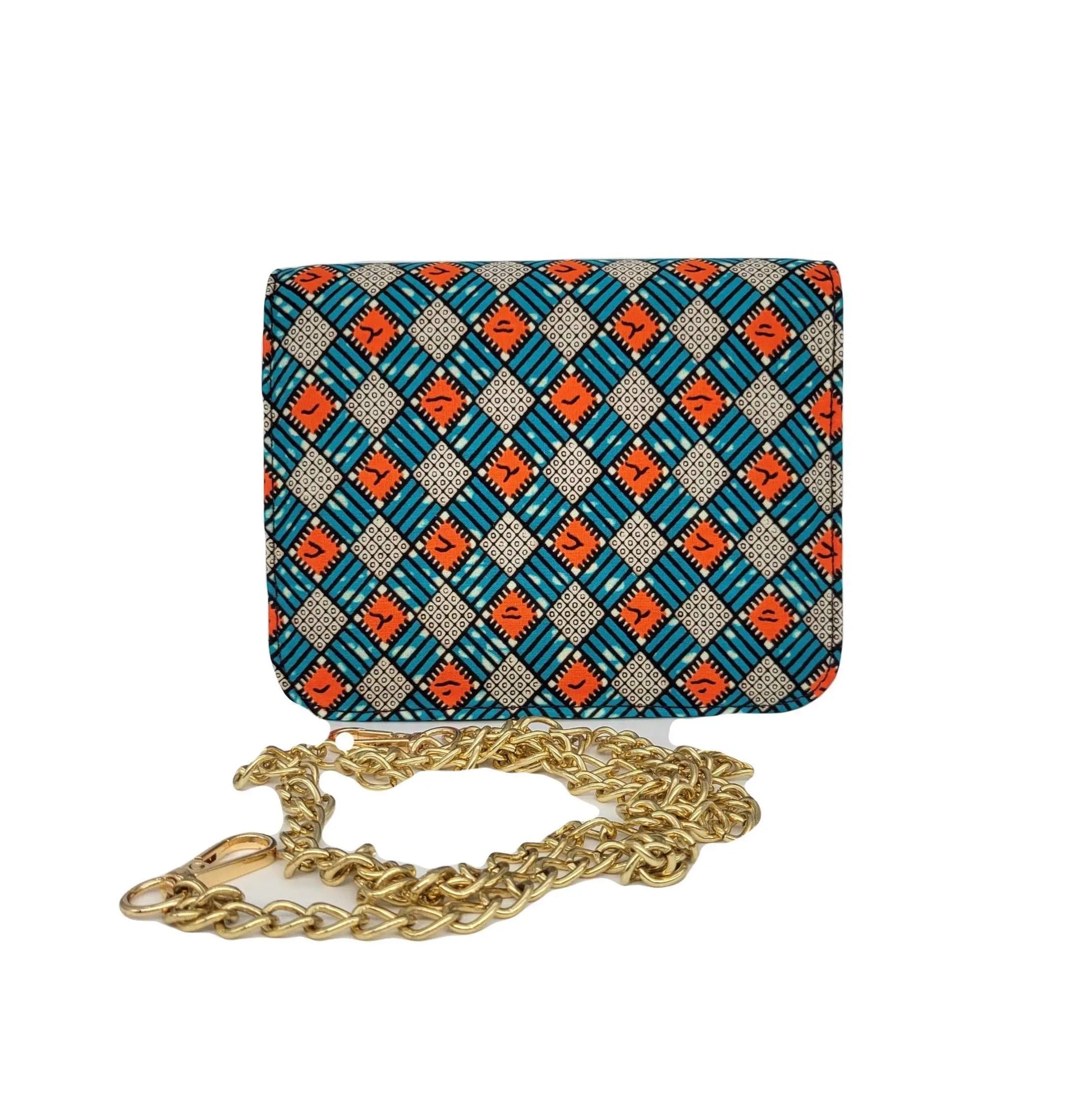 African Accessories Lili Ankara Mini Clutch bag- African Print