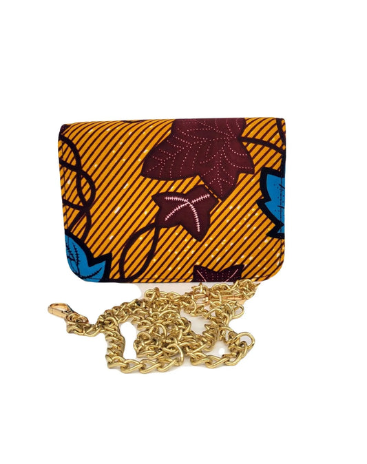 African Accessories Lili Ankara Mini Clutch bag-African Print
