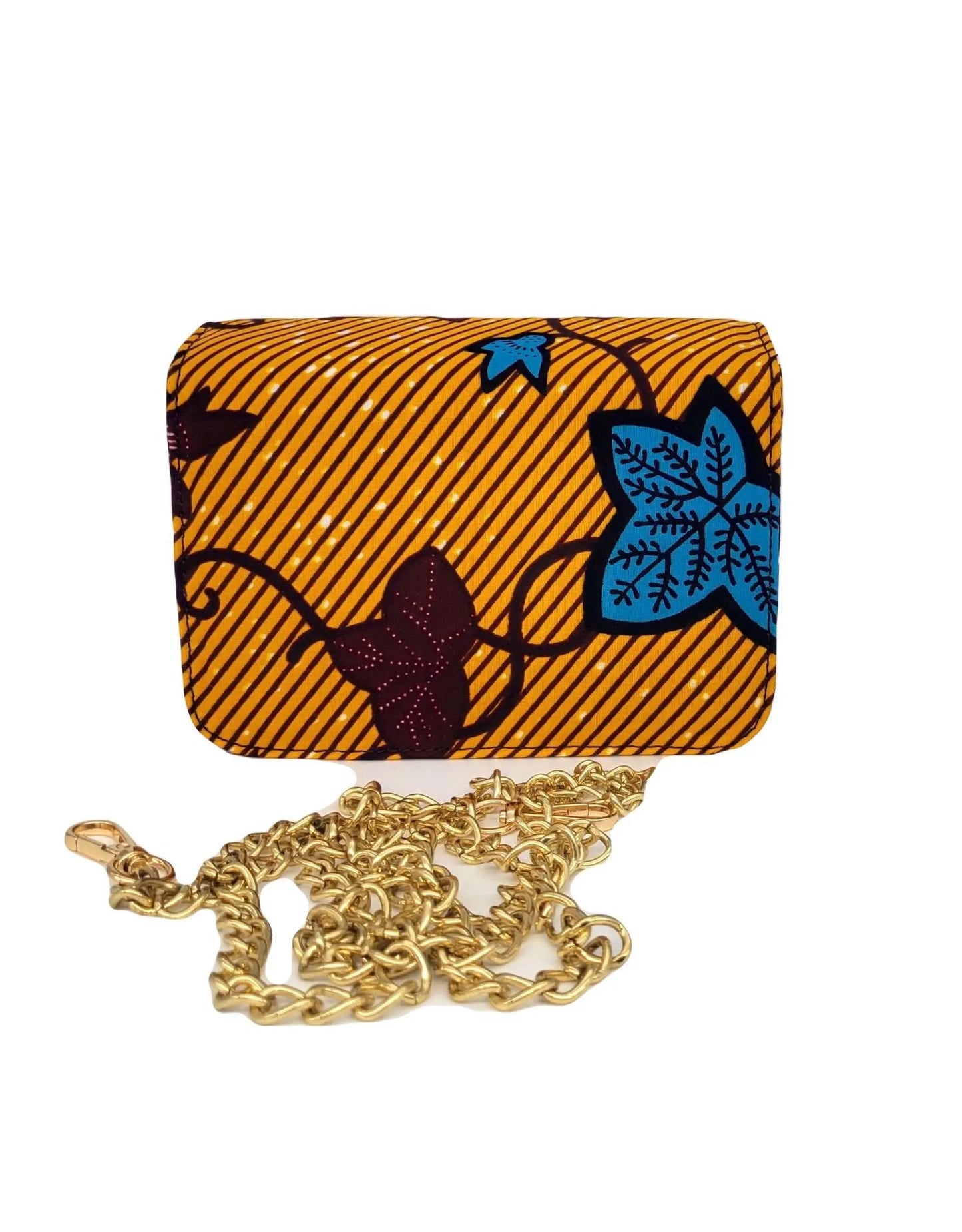 African Accessories Lili Ankara Mini Clutch bag-African Print