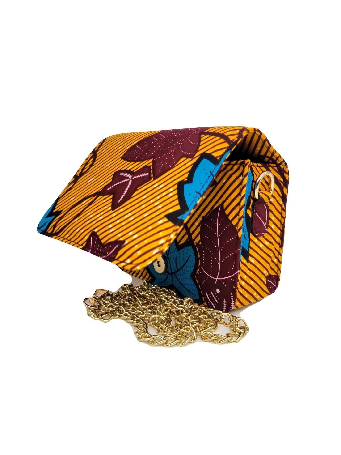 African Accessories Lili Ankara Mini Clutch bag-African Print