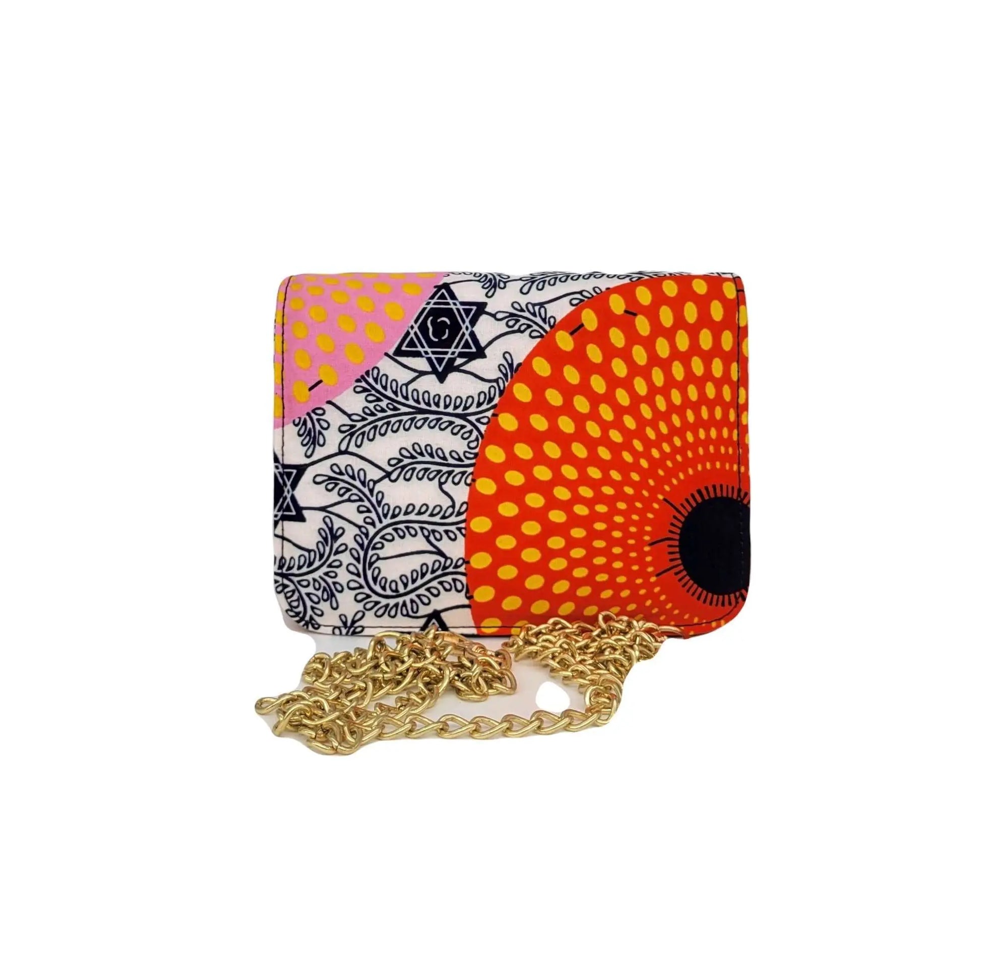 African Accessories Lili Ankara Mini Clutch bag-African Print