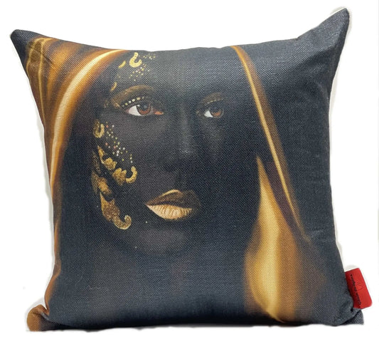 African home accessories Jojo of Africa Canvas Oil Paint Decorative throw pillow