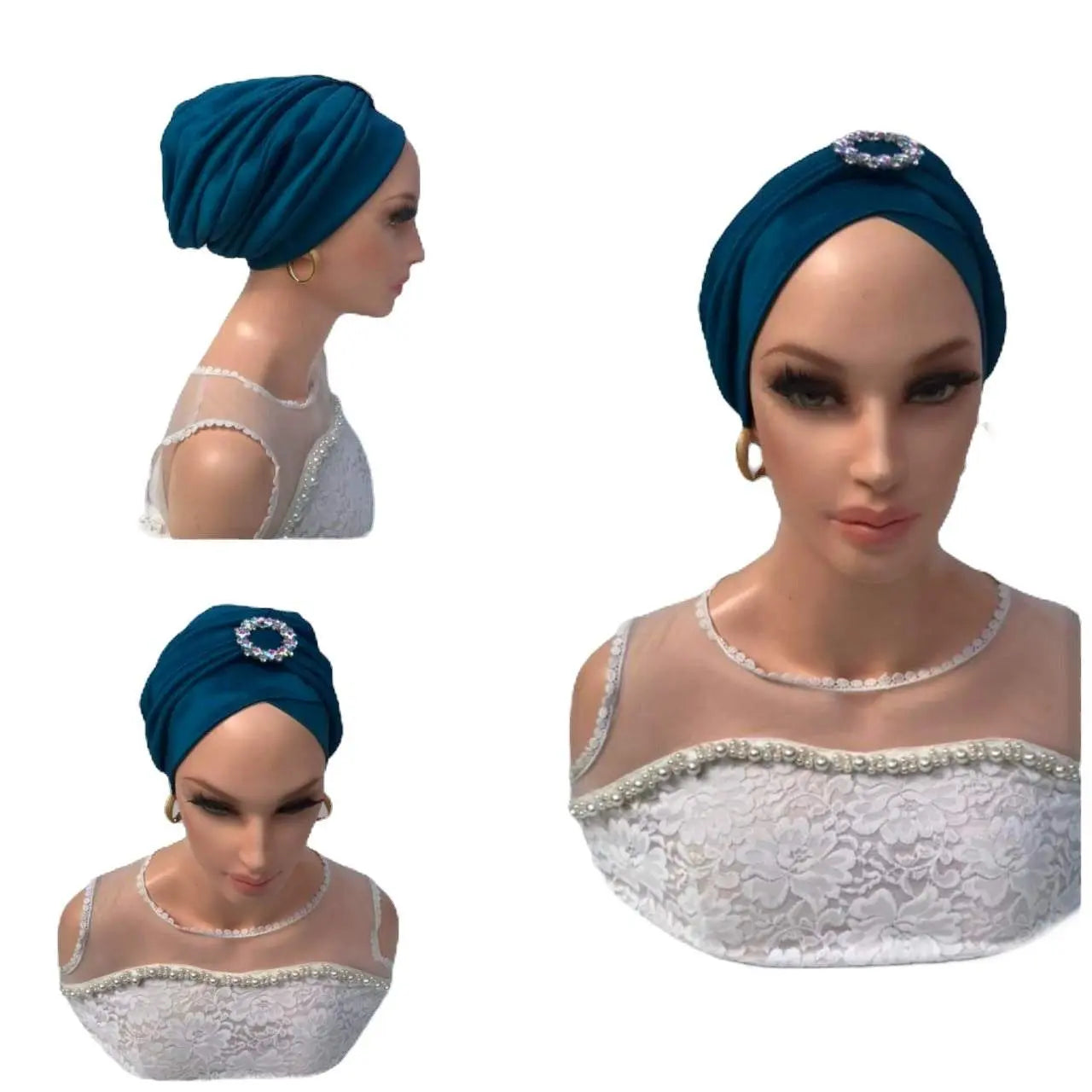 Glam Origins Yums Ring embellished Deep Green Silk Turban Turbans Handmade silk turbans Adjust to fit Vibrant Colors Stylish True to roots Spot clean Best dry clean Made in Nigeria
Yums Ring embellished Deep Green Silk Turban