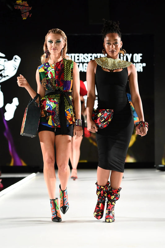 Glam Origins models on Sony Hall runway NYFW