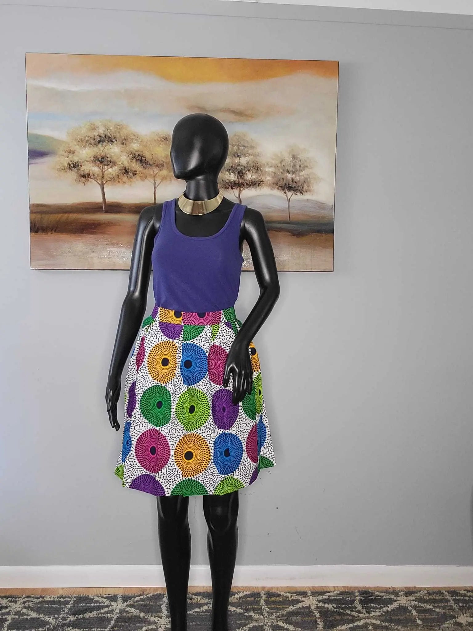 African Print Women Skirts | Stylish Ankara Designs cotton mini skirt 