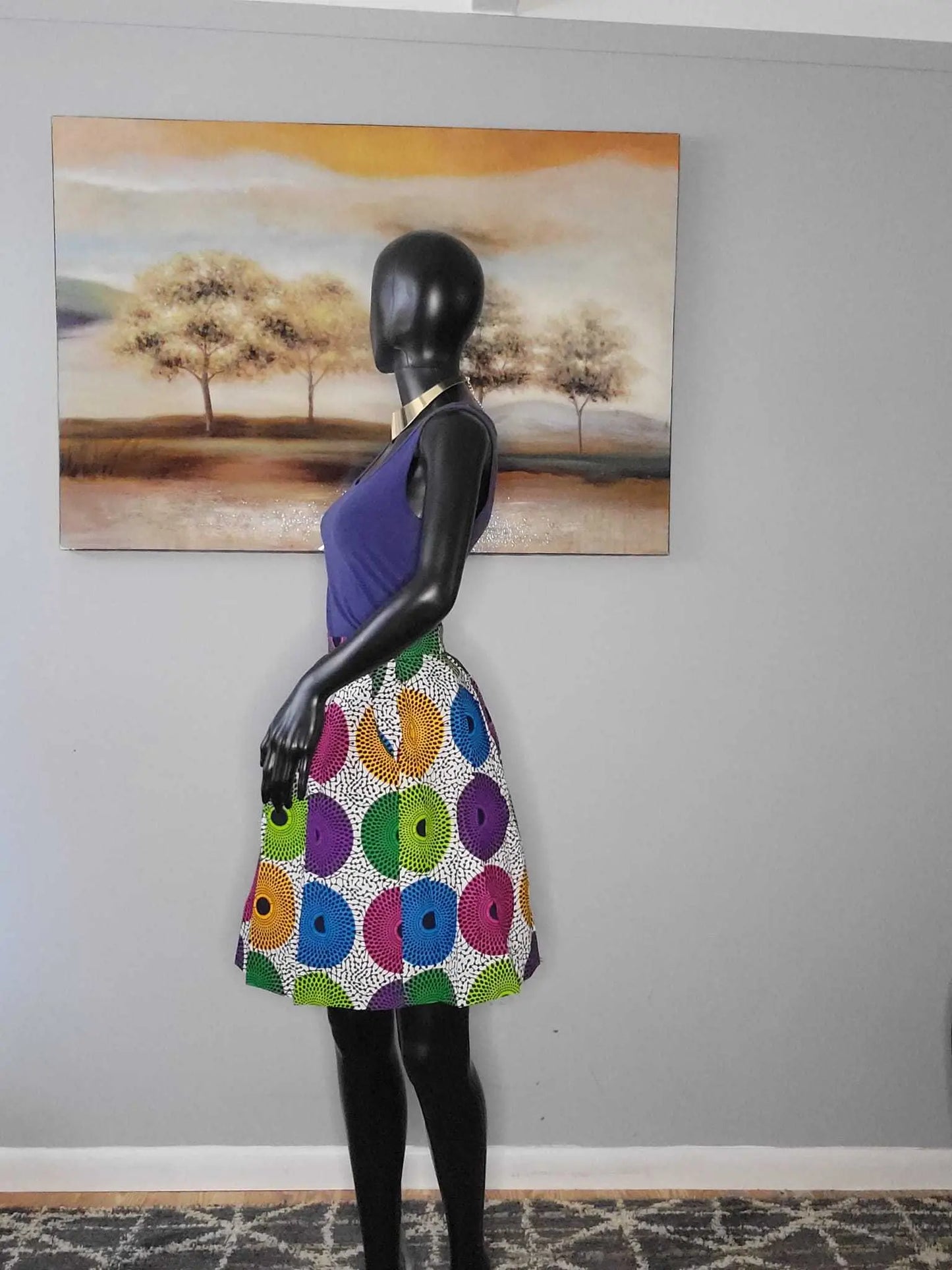 African Print Women Skirts | Stylish Ankara Designs cotton mini skirt 