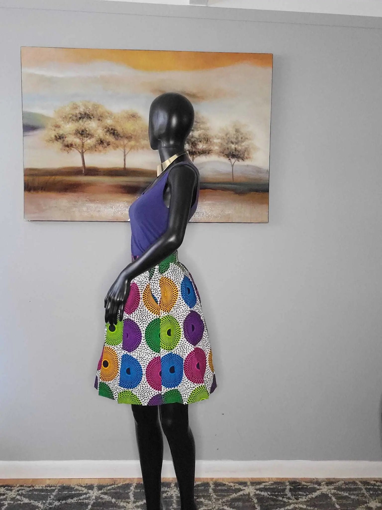 African Print Women Skirts | Stylish Ankara Designs cotton mini skirt 