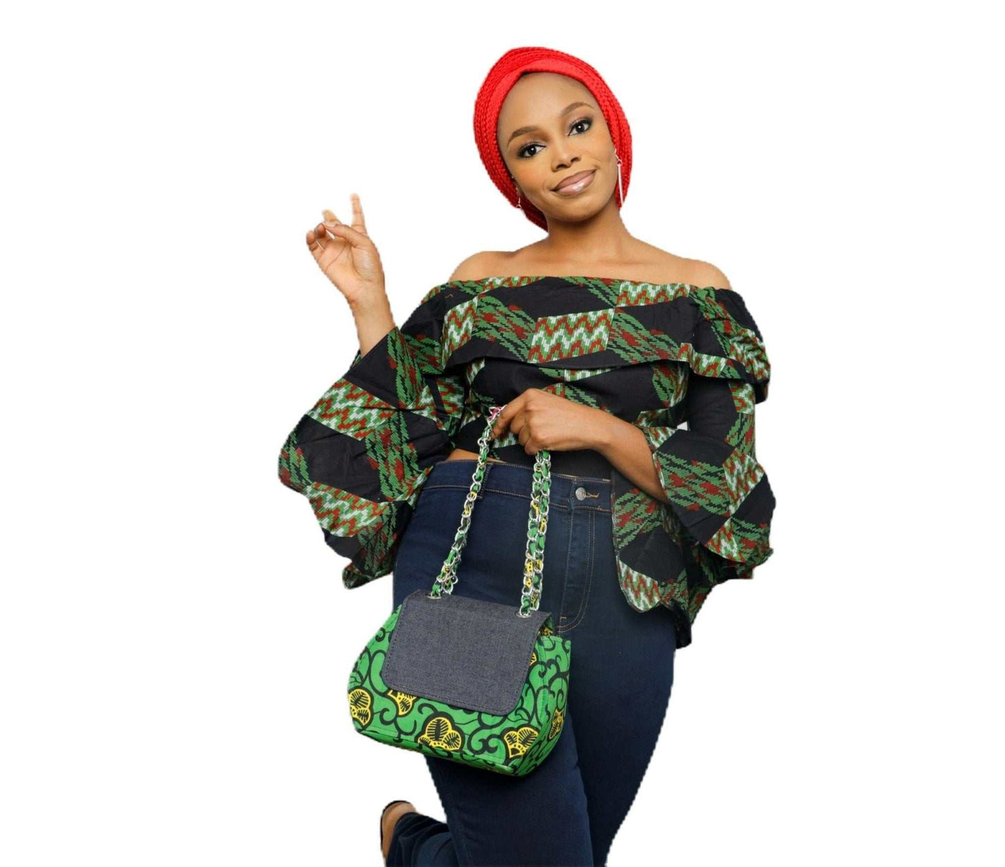 Ankara Crop top - 5 - Glam Origins