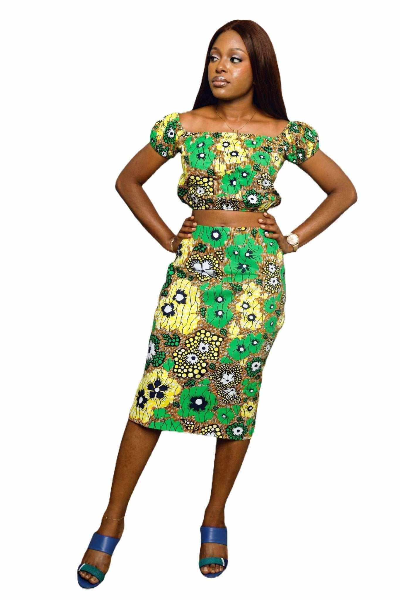 Ankara Pencil skirt - Glam Origins