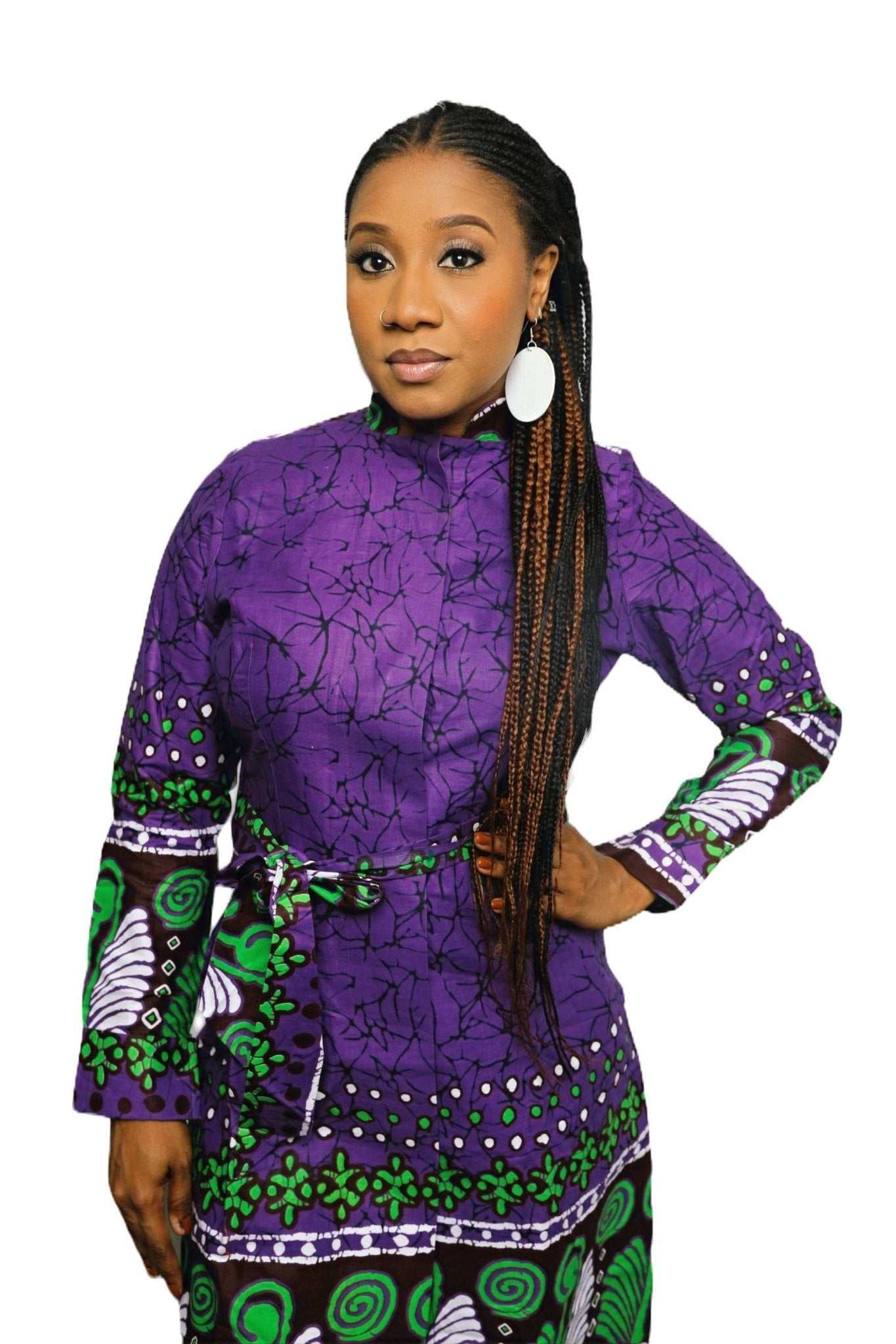 Asma Ankara Dress - Glam Origins