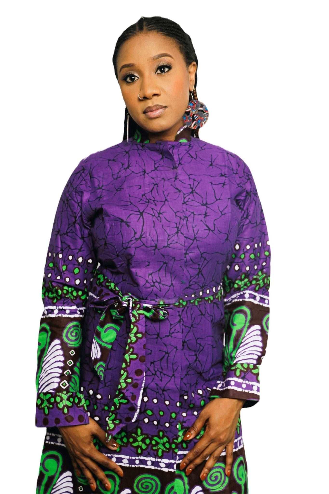 Asma Ankara Dress - Glam Origins