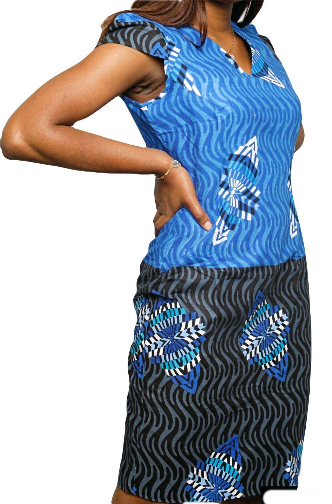 Asma Ankara Dress - Glam Origins