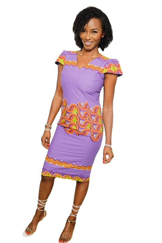 Asma Ankara Dress - Glam Origins