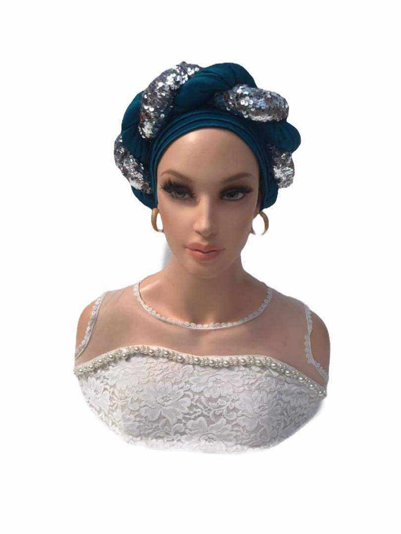 Asma Twist Silk turban - Glam Origins