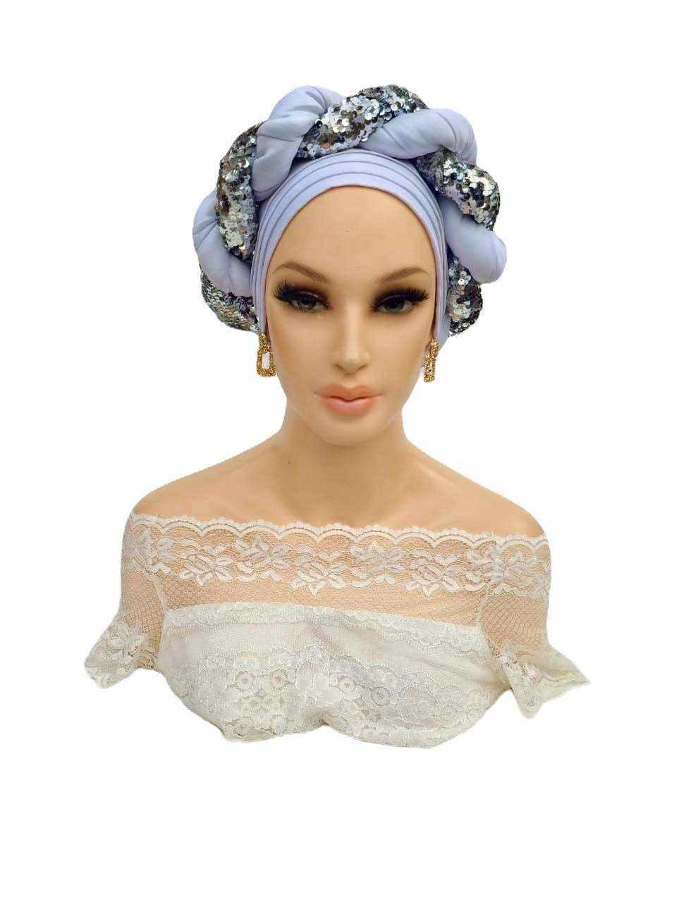 Asma Twist Silk turban - Glam Origins