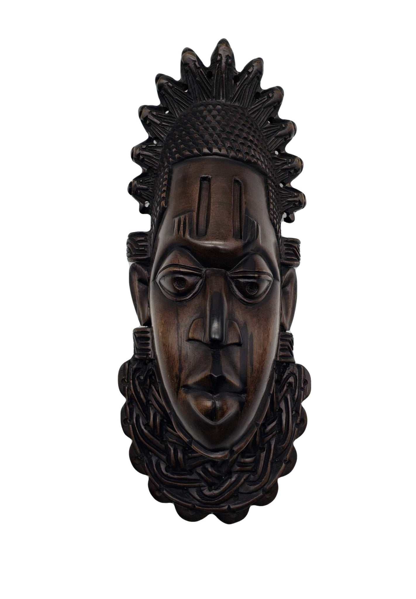 Fizo Handcrafted Festac Wooden Mask Large - Glam Origins