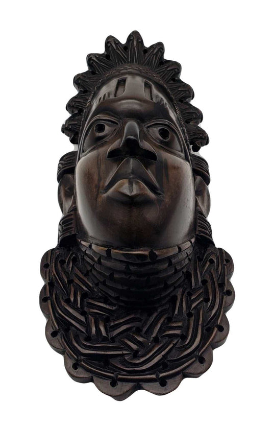 Fizo Handcrafted Festac Wooden Mask Large - Glam Origins