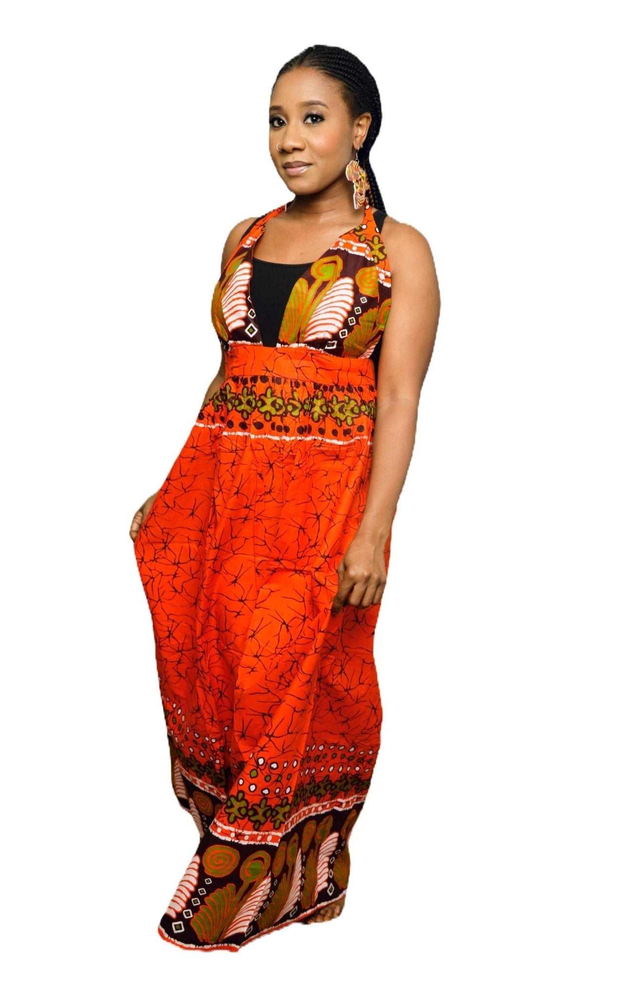 Hafsa Ankara Dress - Glam Origins