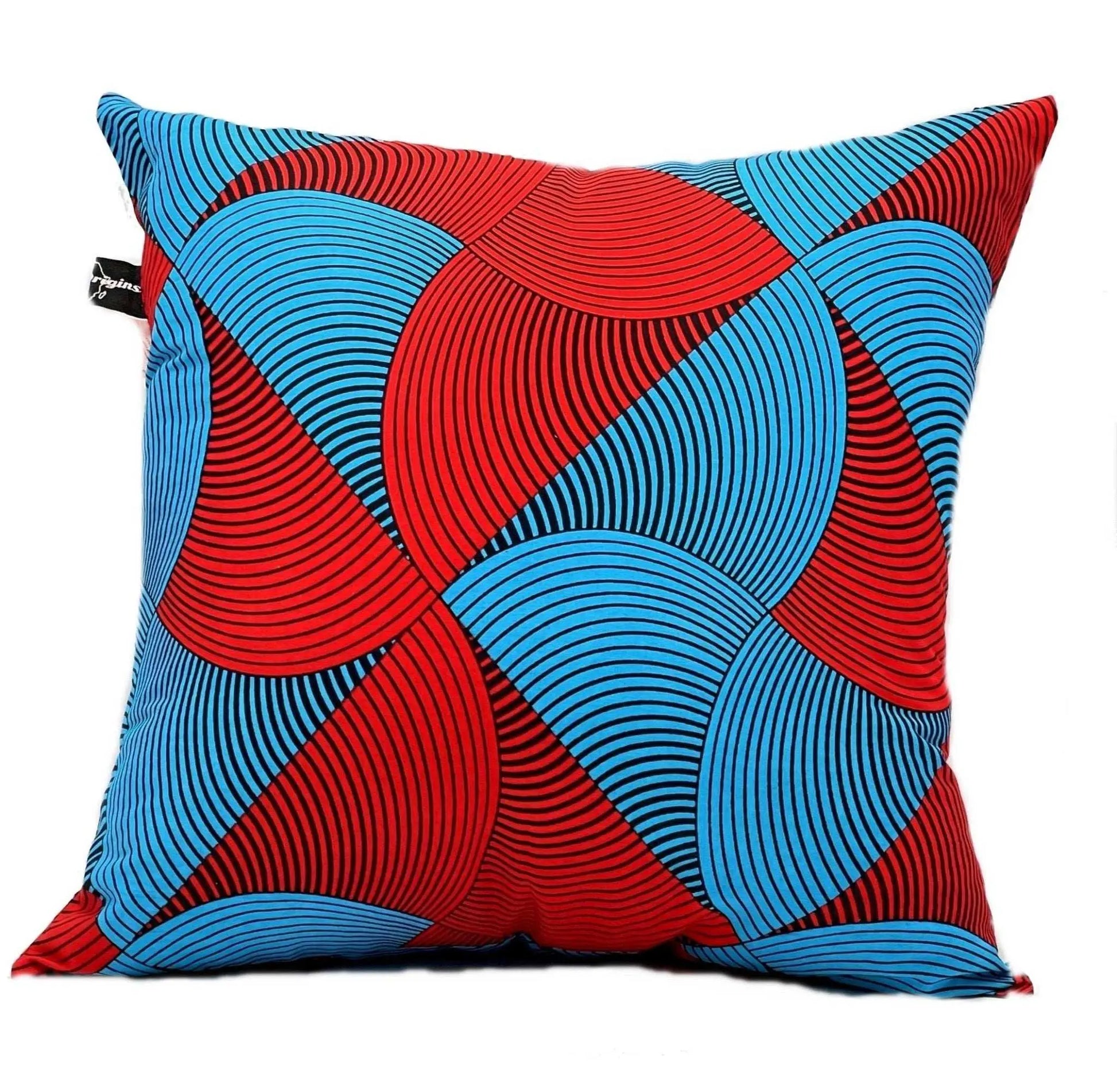 African Home Accessories Hafsy 100% Cotton Ankara Decorative Throw pillow 