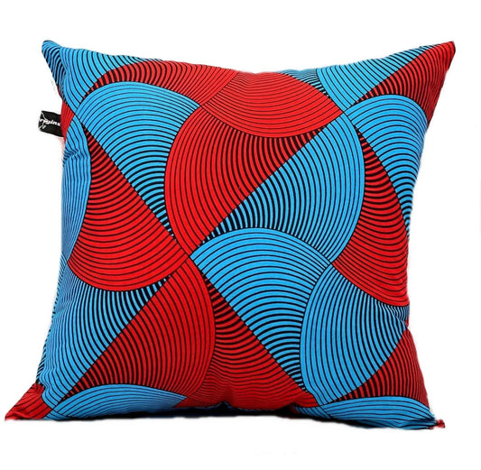 African Home Accessories Hafsy 100% Cotton Ankara Decorative Throw pillow 