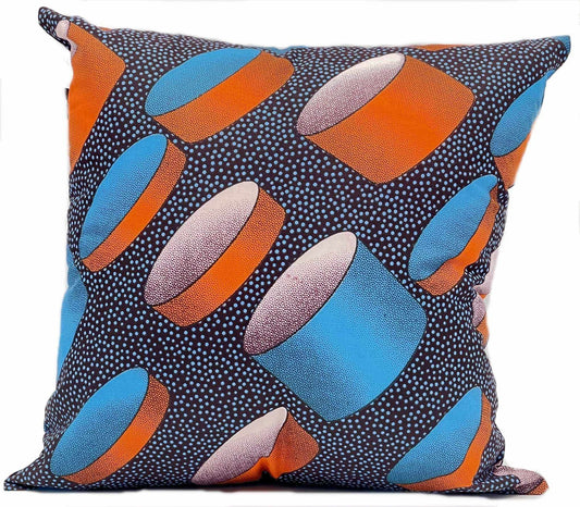 African home accessories Hafsy 100% Cotton Ankara Decorative Throw pillow 