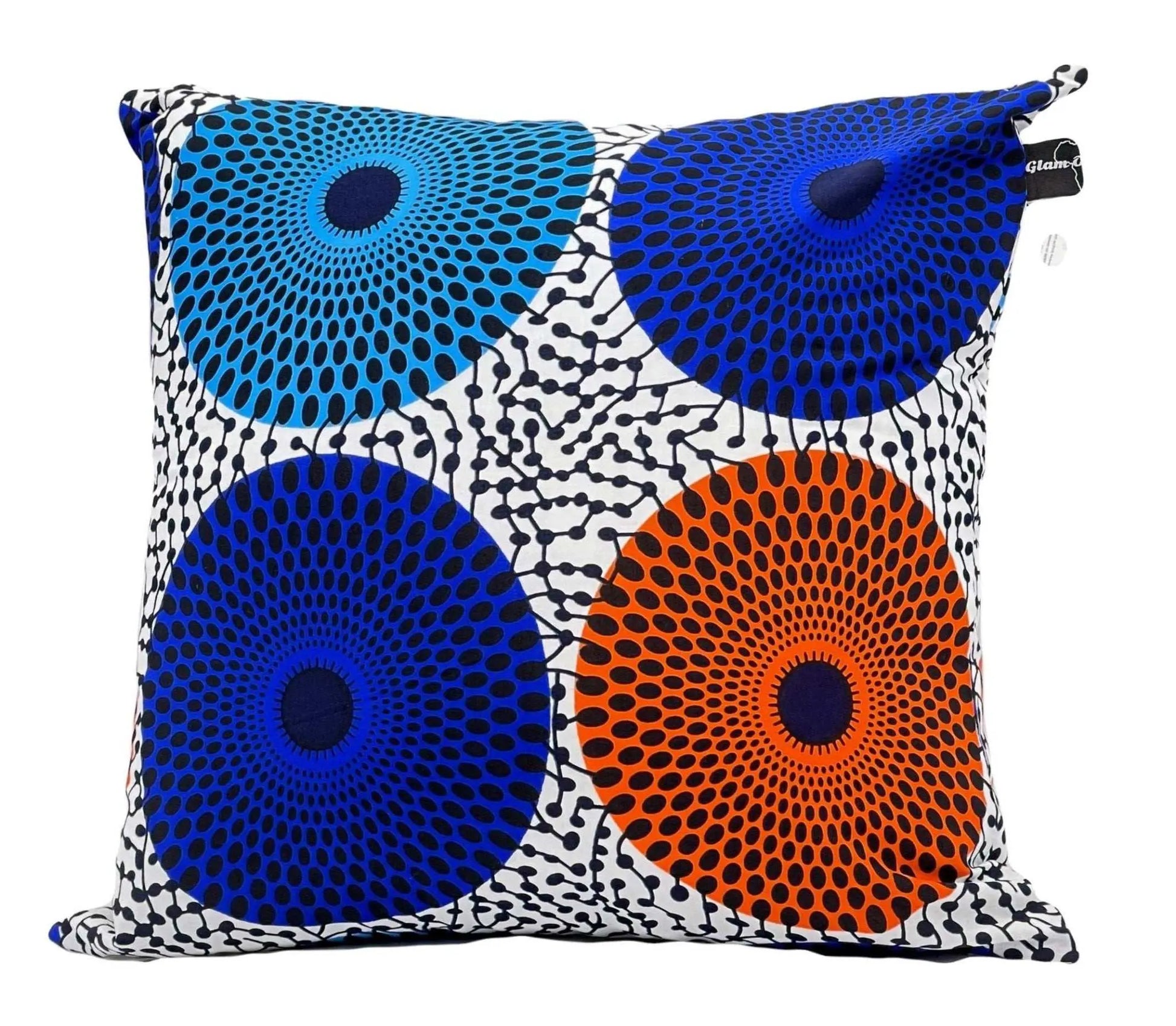African Home Accessories Hafsy 100% Cotton Ankara Decorative Throw pillow 